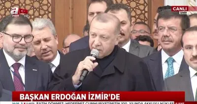 Cumhurbaşkanı Erdoğan İzmir’de Bilal Saygılı Camii ve Külliyesi’nin açılışında önemli açıklamalarda bulundu