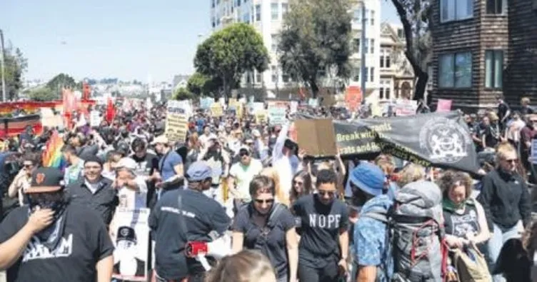 San Francisco’da Trump karşıtı gösteri
