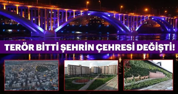 Cizre'de terörün izi silindi şimdi modern bir şehir