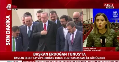 Cumhurbaşkanı Erdoğan Tunus’ta