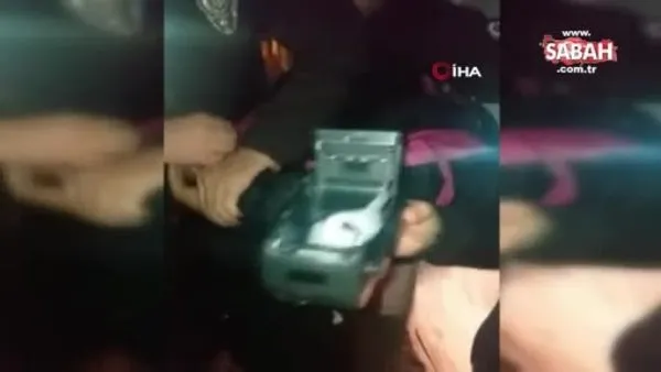 İstanbul'da polisi şoke eden uyuşturucu zulası | Video