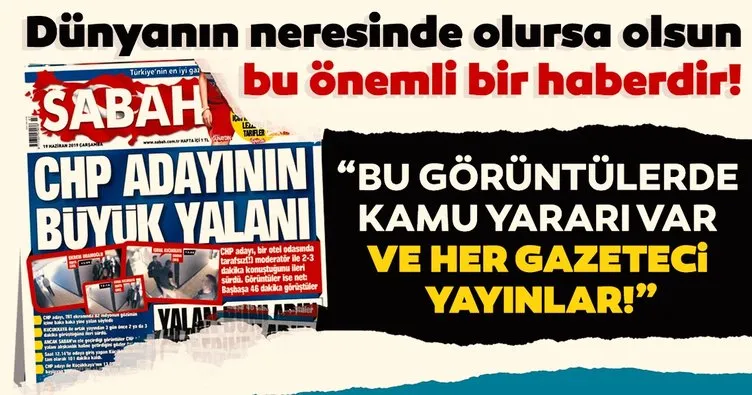 O görüntüler dünyanın her yerinde haberdir ve kamu yararı vardır