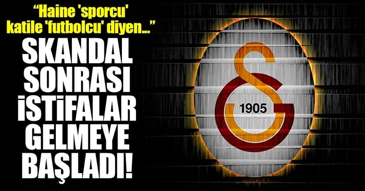 Galatasaray’da tepki istifaları gelmeye başladı!