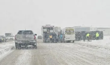 İşçi servisi devrildi: 15 yaralı #aksaray