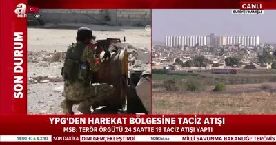 YPG’den harekat bölgesine taciz atışı! 24 saatte 19 taciz atışı...