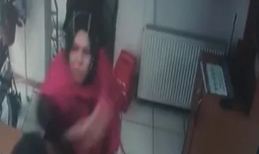 Sağlık çalışanına tokat kamerada!