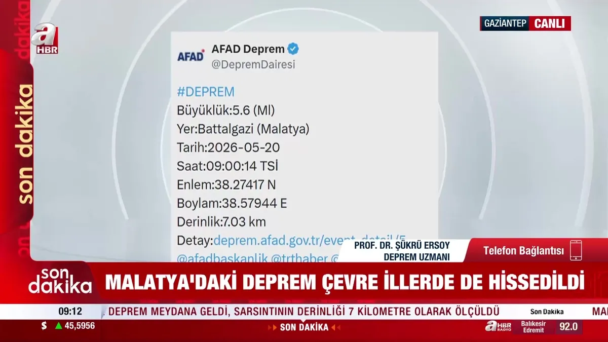 SON DAKİKA: Malatya’da 5.6 büyüklüğünde deprem: Çevre illerden de hissedildi! | Video videosunu izle SON DAKİKA: Malatya’da 5.6 büyüklüğünde deprem: Çevre illerden de hissedildi! | Video videosunu izle