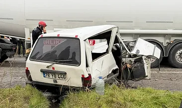 Kamyona arkadan çarptı: 1 ölü, 2 yaralı!