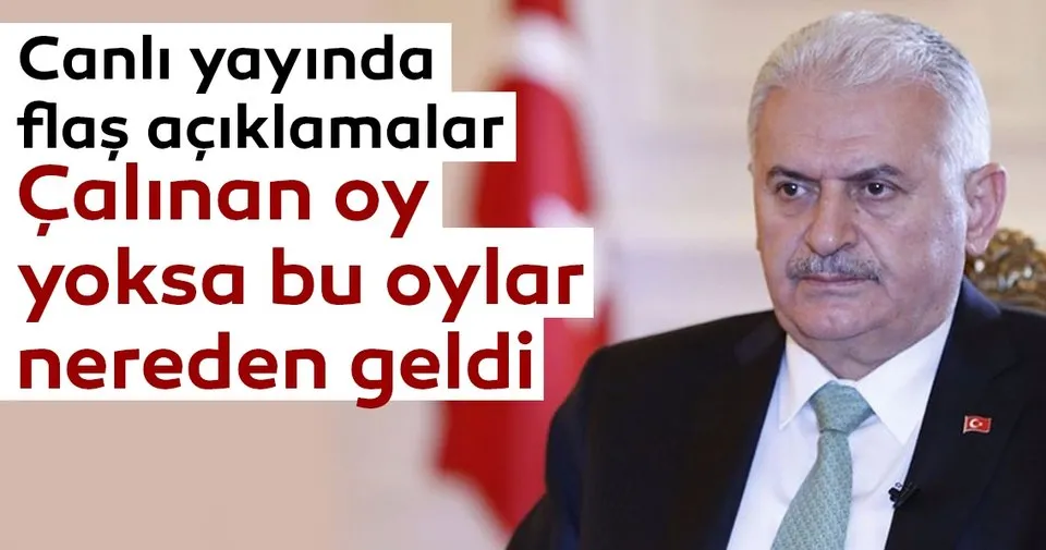 binali yildirim dan canli yayinda flas
