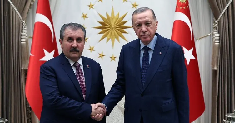 Başkan Erdoğan, BBP Genel Başkanı Destici’yi kabul etti