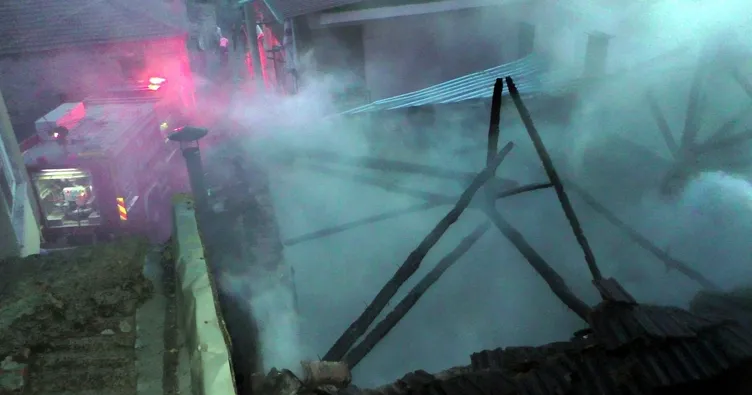 Patlayan televizyon 2 evi kül etti