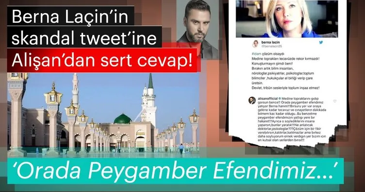 Berna Laçin’in skandal tweet’ine Alişan’dan sert yanıt!