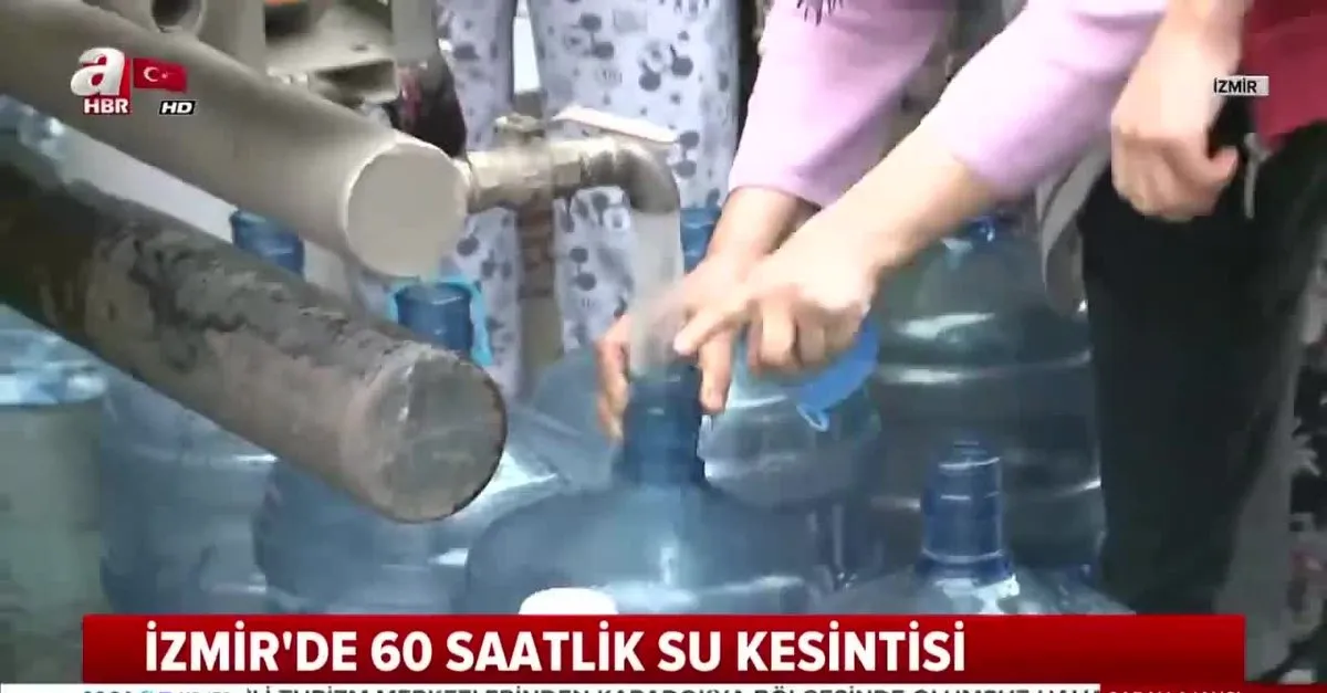Izmir De 60 Saattir Su Kesintisi Var Videosunu Izle Son Dakika Haberleri