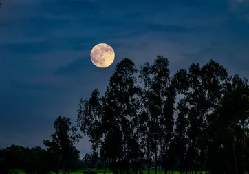 Ay neden ufukta daha büyük görünür?