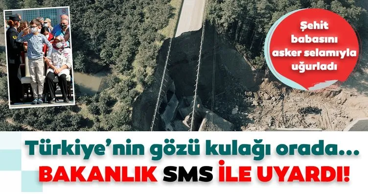 Son dakika! Bakanlık Giresun’daki sel felaketi sonrası SMS ile uyardı