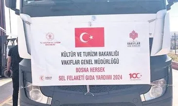 Türkiye’den Bosna’ya yardım eli