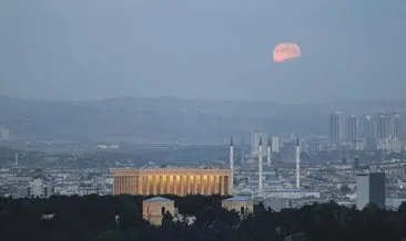Başkentten ‘Kanlı Ay’ manzaraları