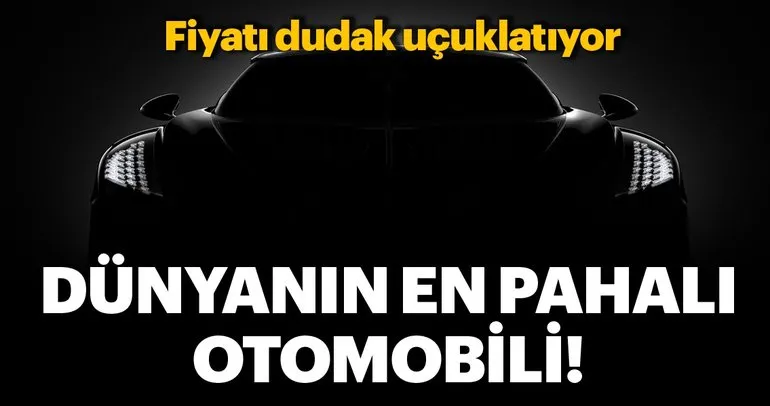 Bugatti La Voiture Noire dünyanın en pahalı otomobili oldu! Fiyatı dudak uçuklatıyor