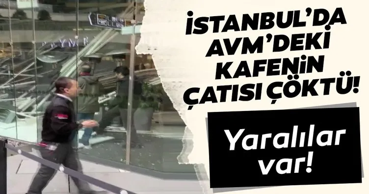 Son dakika haberi: İstanbul Zincirlikuyu'da AVM'nin kafesi çöktü! Ambulans ve itfaiye ekipleri sevk edildi