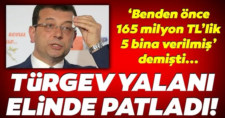 İBB başkanının TÜRGEV yalanı müşavirinden döndü