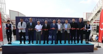 AOSB’nin ikinci hazır beton tesisi hizmete girdi #adana