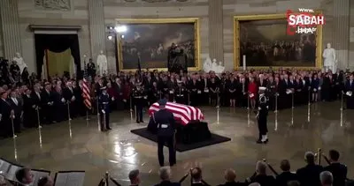 Ölen eski ABD Başkanı H.W. Bush’a cenaze töreni düzenlendi