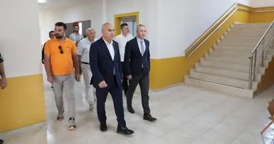 Ağrı Valisi Koç, İbrahim Çeçen İlkokulu’ndaki yenileme çalışmalarını inceledi #agri
