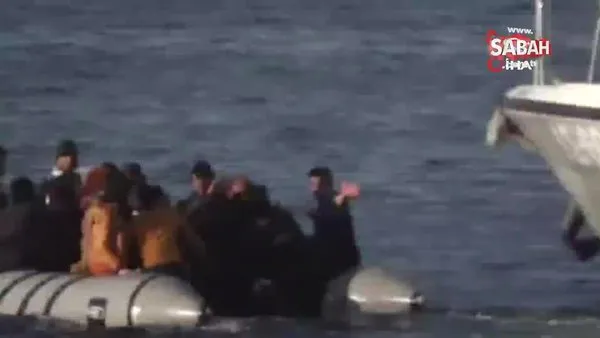 Dehşet anları kameraya saniye saniye yansıdı... Yunan Sahil Güvenliği mülteci botunu böyle batırmaya çalıştı | Video