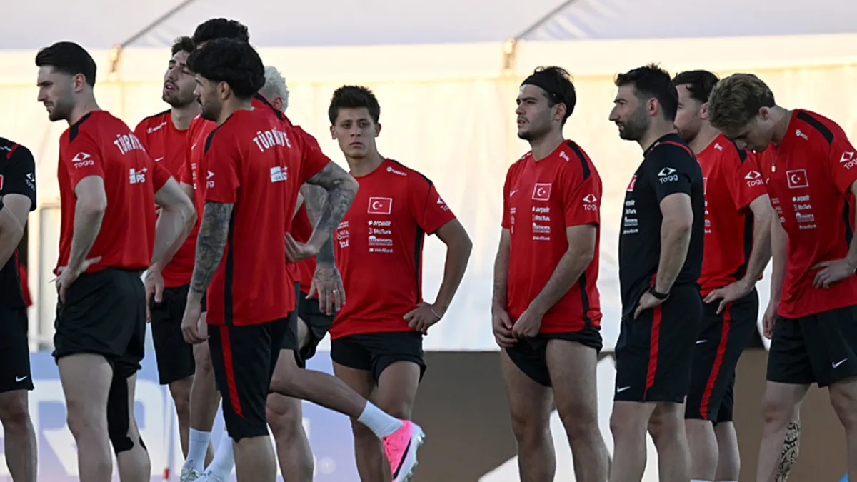 A Milli Futbol Takımı antrenman sahası görünümü