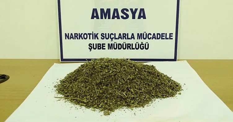Amasya’da uyuşturucu operasyonu