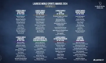 Laureus Dünya Spor Ödülleri’nin adayları belli oldu