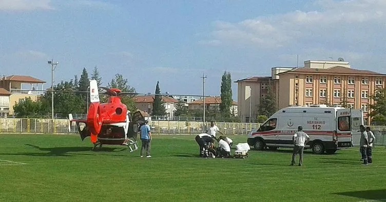 Hava ambulansı, Mükerrem Amca için havalandı