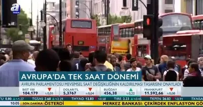 Avrupa tek saat uygulamasına geçiyor