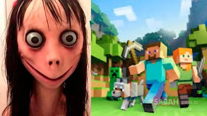 Aileler dikkat! Momo, Minecraft’a sıçradı!