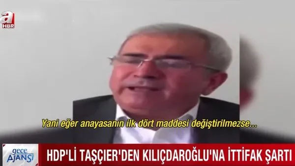 HDP’li Taşçıer’den Kılıçdaroğlu’na ittifak şartı!