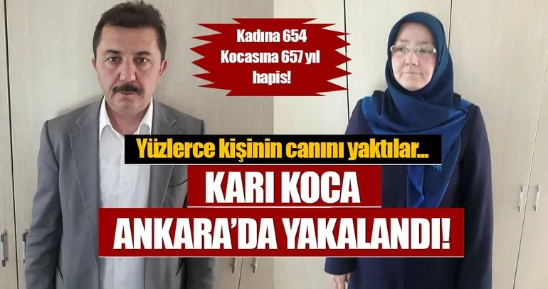 Dolandırıcı firari çift Ankara’da yakalandı