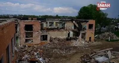 Rus ordusunun hedef aldığı okulun enkazı görüntülendi | Video