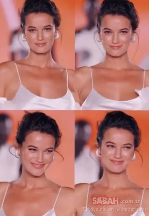 Paris’teki defilenin yıldızı Pınar Deniz oldu! Taze gelin Pınar Deniz beyazlar içinde kuğu gibi süzüldü!