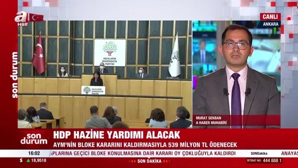 SON DAKİKA: AYM'den HDP'ye hazine yardımı kararı! | Video