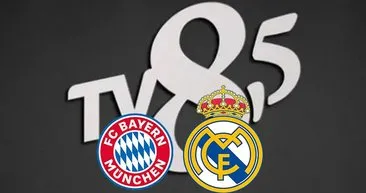 TV8,5 canlı izle linki! UEFA Şampiyonlar Ligi Bayern Münih Real Madrid maçı TV8,5 canlı yayın izle ve frekans bilgileri burada