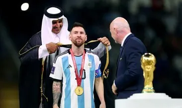 Lionel Messi’ye giydirilen ’bişt ’kıyafetinin anlamı ne? Dünya Kupası’na damga vuran an