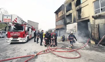 Metruk binada yangın: 5 ölü
