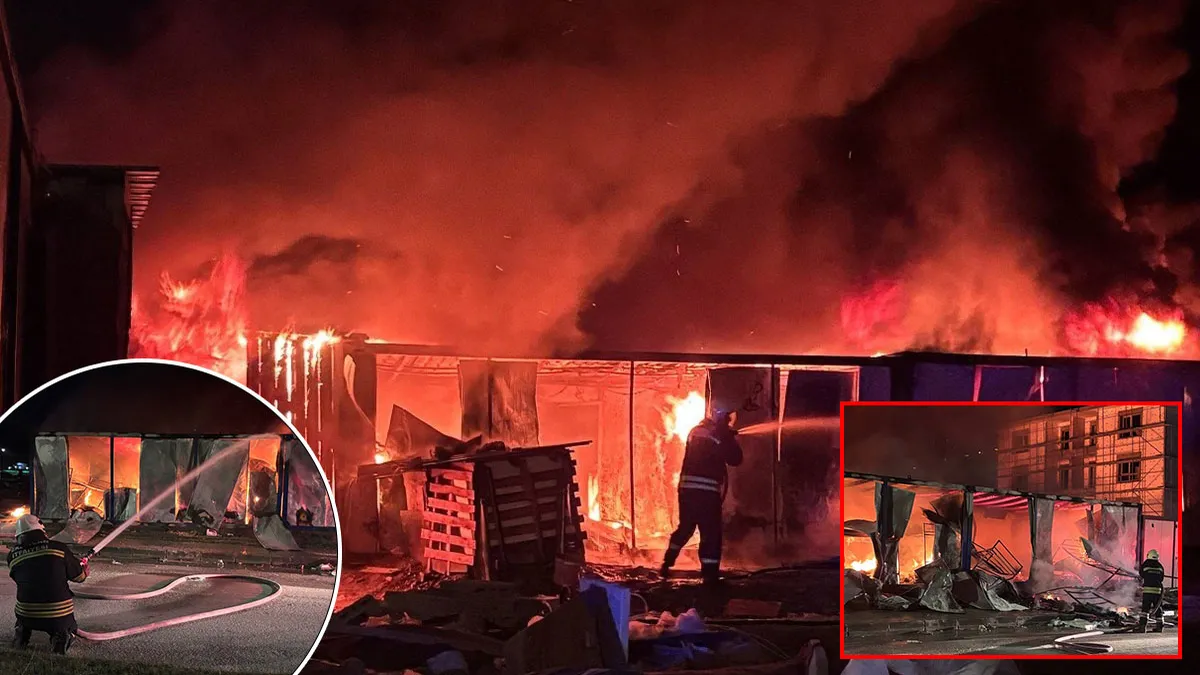 Erzincan’da korku dolu anlar! İşçi konteyneri alev alev yandı: Patlamalar peş peşe geldi! Erzincan’da korku dolu anlar! İşçi konteyneri alev alev yandı: Patlamalar peş peşe geldi!