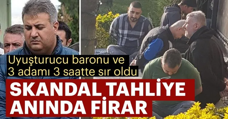 Skandal tahliye anında firar