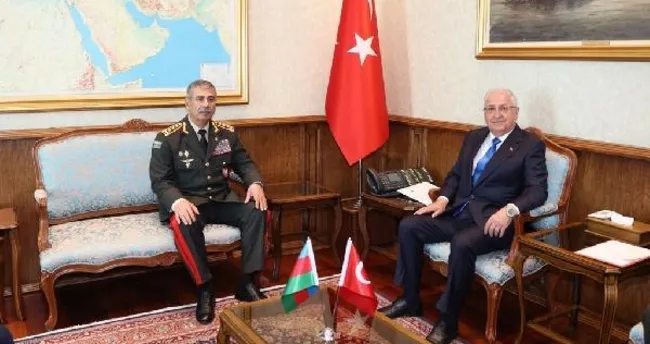 Bakan Güler, Azerbaycanlı mevkidaşı Hasanov ile görüştü Bakan Güler, Azerbaycanlı mevkidaşı Hasanov ile görüştü