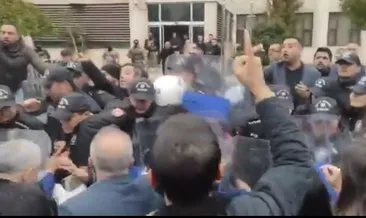 Batman ve Mardin’de gerginlik çıktı: DEM'liler binaya girmek isteyince polis engel oldu #batman