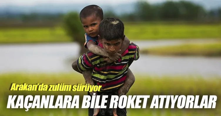Kaçanlara bile roket atıyorlar