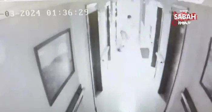 Huzurevinde 2 kişinin öldürüldüğü dehşet anları güvenlik kamerasında | Video