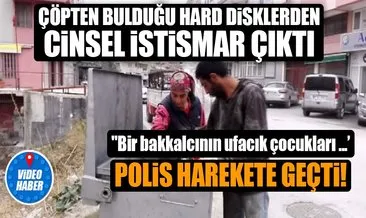 Çöpten bulduğu hard disklerden çocuk istismarı videoları çıktı