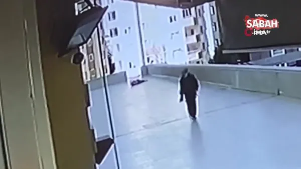 16 yaşındaki gencin 12’nci kattan düşmesi kamarada | Video